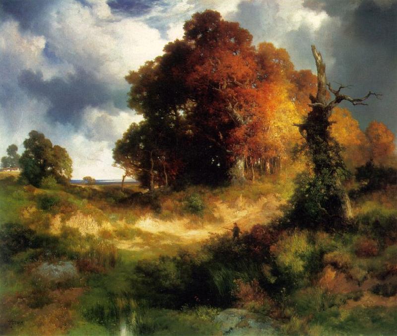 Thomas Moran Autumn oil painting image